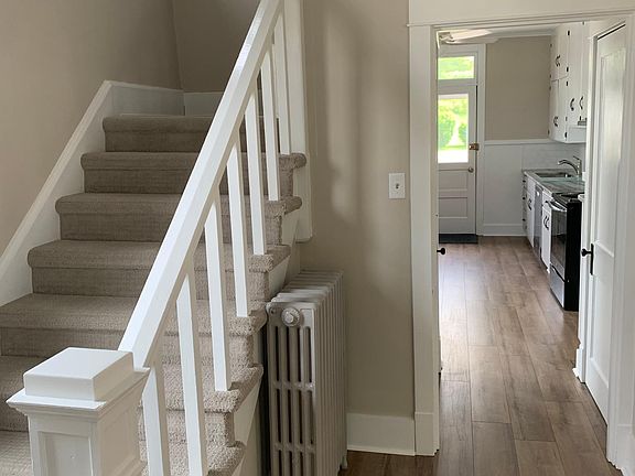 View from the foyer (9 x 13) to the kitchen/ back door.