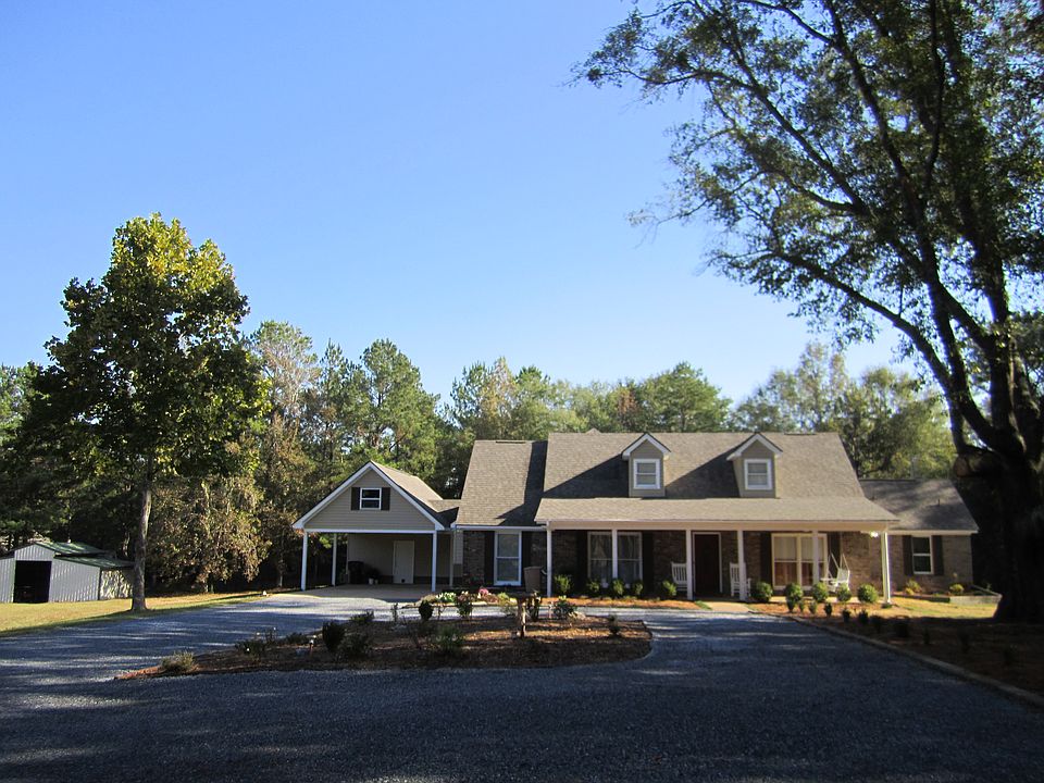 Front of house and barn