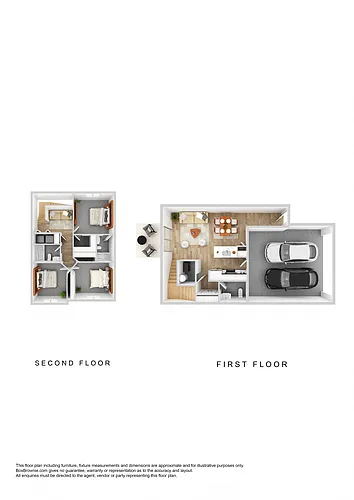 Floor plan 3 Bedroom 2.5 Bathroom