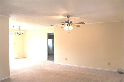 Large living room looking to kitchen