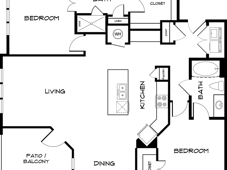 B4P floor plan Tower Bay Lofts