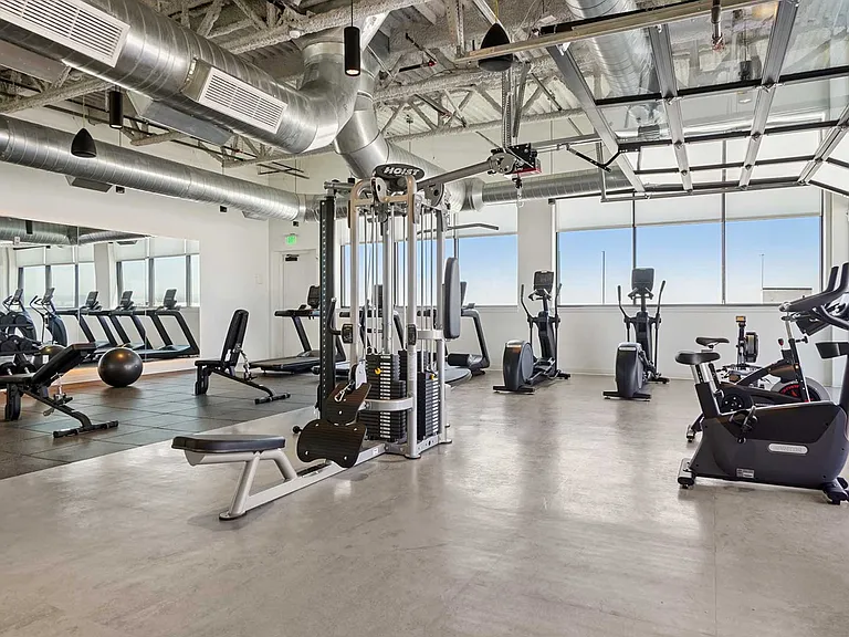 Stay active with strength training equipment, cardio machines, and open workout areas in the fully equipped fitness center.
