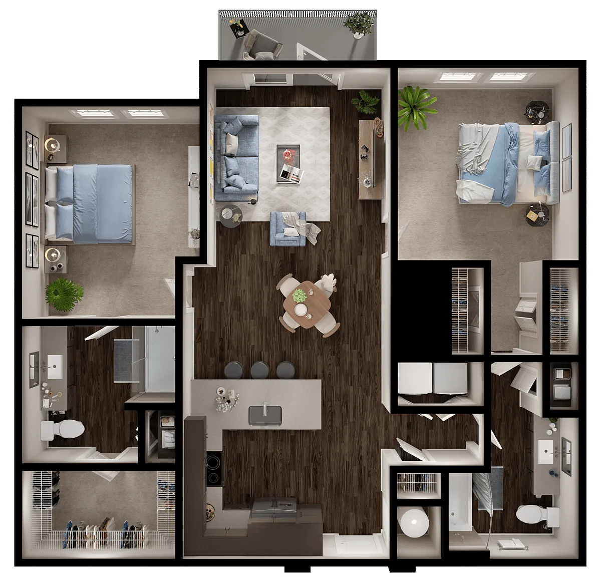 Floor plan B1