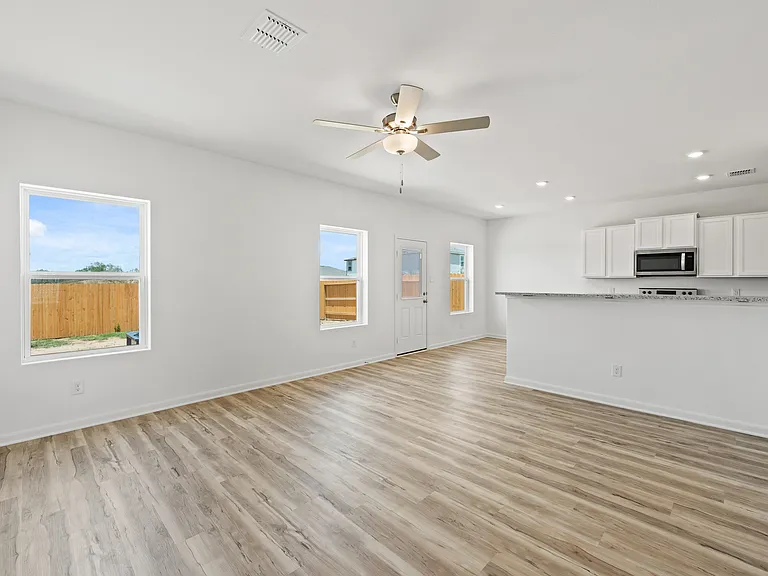 Main living area with plenty of natural light.
