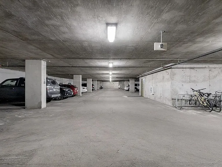Secured garage parking space next to the elevator. Carts available for larger grocery runs!