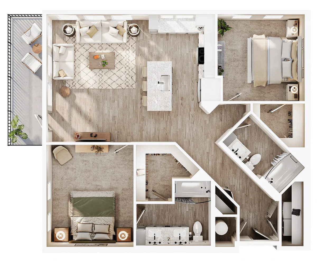 Floor plan B3