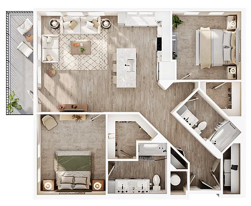 Floor plan B3