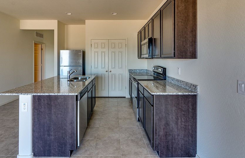 Functional kitchen with ample storage.