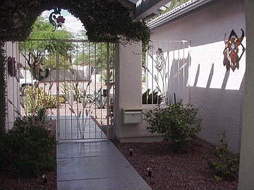 Gated courtyard Entry 