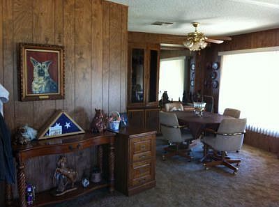 Entry and dining area