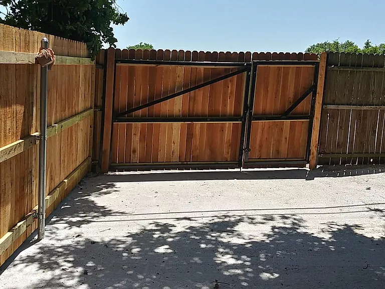 Closed in parking space