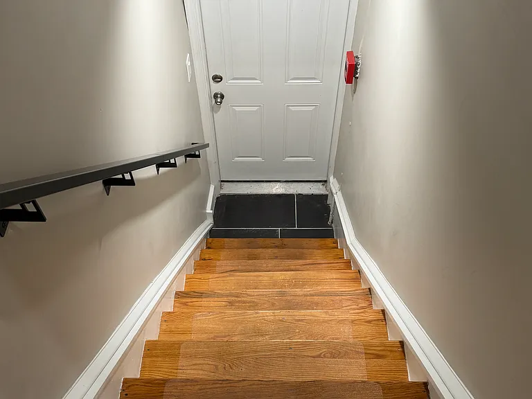 stairs leading out of apartment