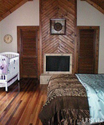 Gorgeous master bedroom has 2 walk-in closets, one with a built in safe.