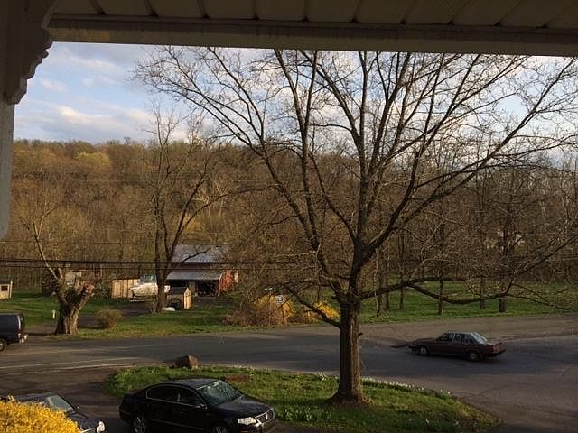 Front yard from elevated 30 ft. porch