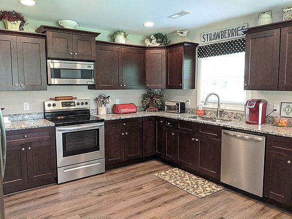 Kitchen with new stainless