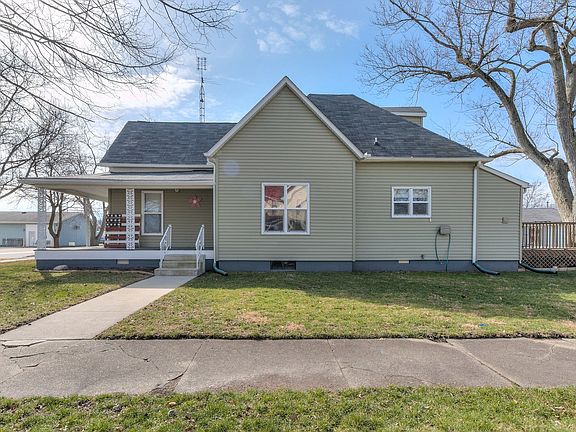 New sidewalk leading to front porch.