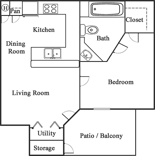 Floor plan The Elm