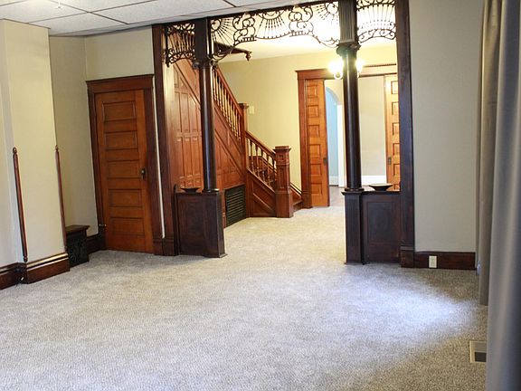 Living room looking into the dining room