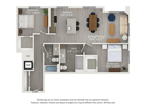Floor plan B18