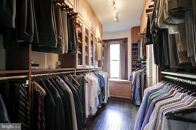 Third floor closet for master bedroom