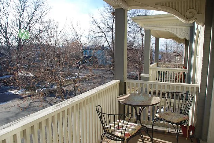 Balcony looking west