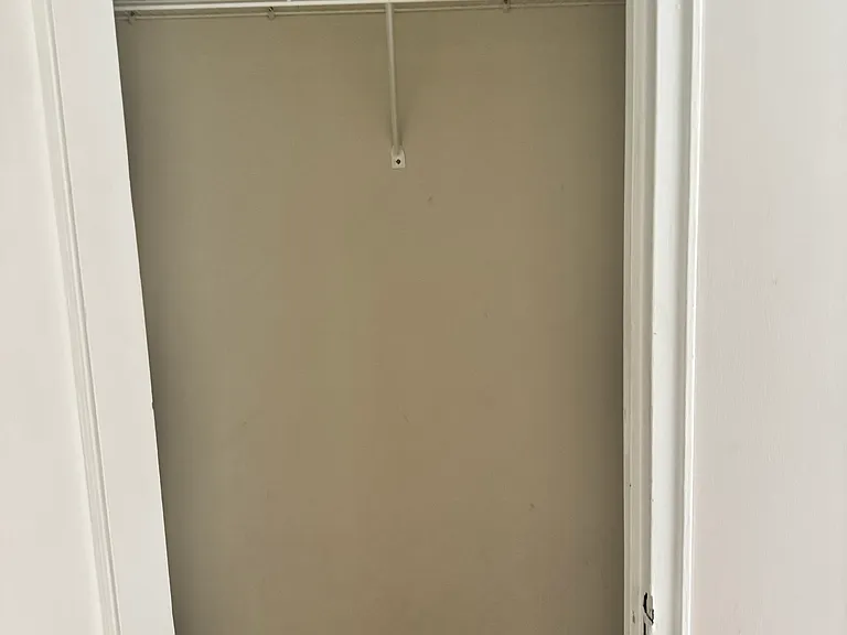 4 closets - 1 in hall, 1 in each bedroom and linen closet beside bathroom. Also, room for shelves in laundry room.