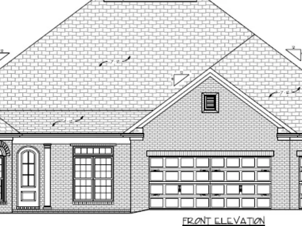 Mitzie Front Entry 3 Car Garage Plan, Madison Branch