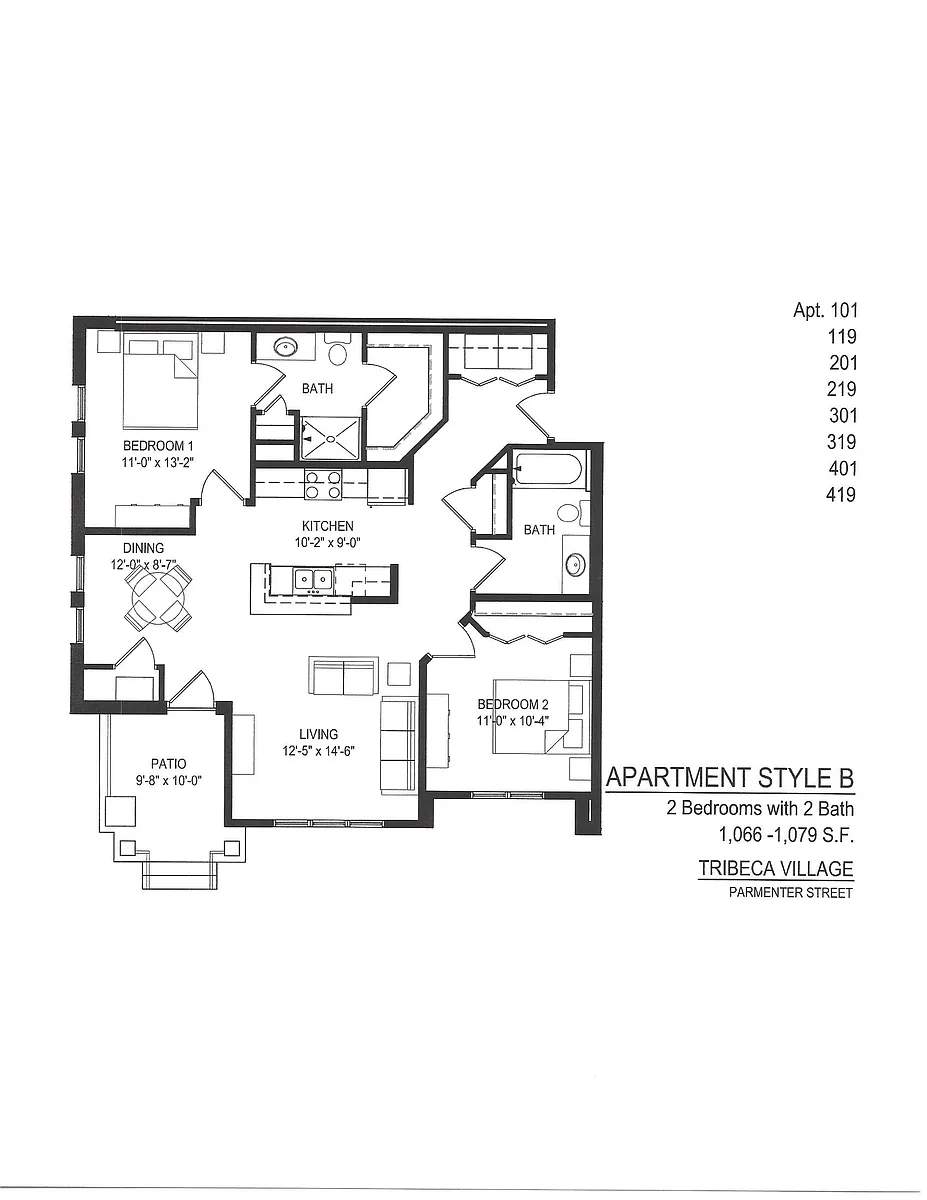 Floor plan Phase 1 - B