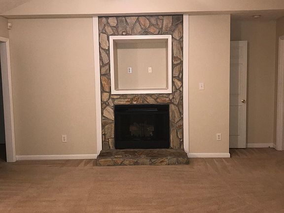 Living room view from garage entrance.