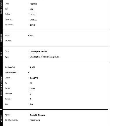Appraisal Report Page 3