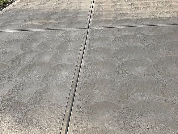 New driveway & sidewalk