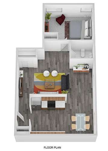 Floor plan 1 Bedroom