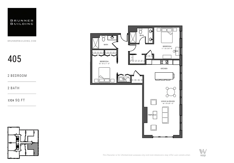 Floor plan 405