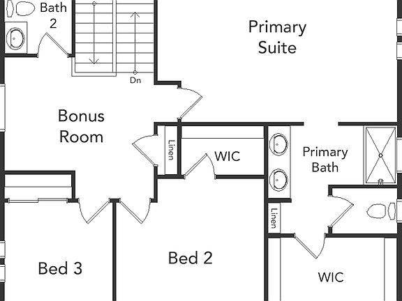 A view of the second floor of the Helena