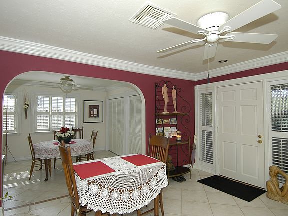 View into dining room