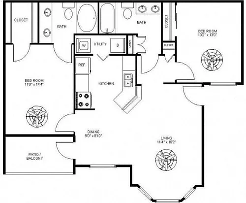 Floor plan B3