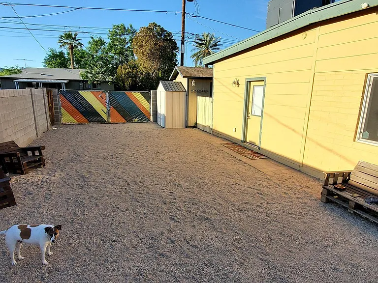 Pet friendly with fenced yard and built in dog door!