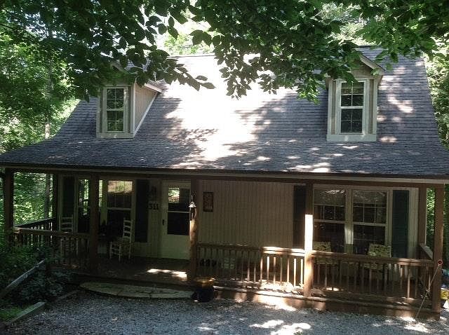 front cabin has nice front porch