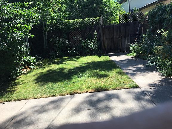 Very private fenced in backyard covered patio