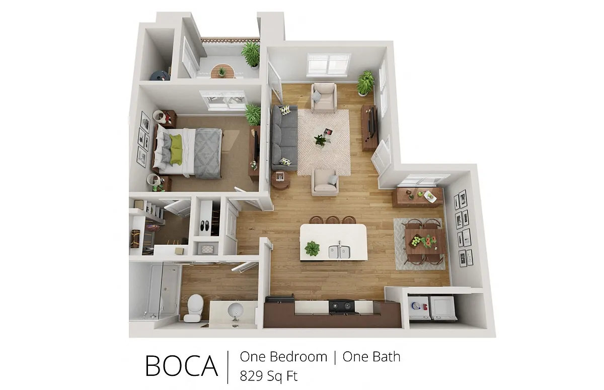 Floor plan Boca