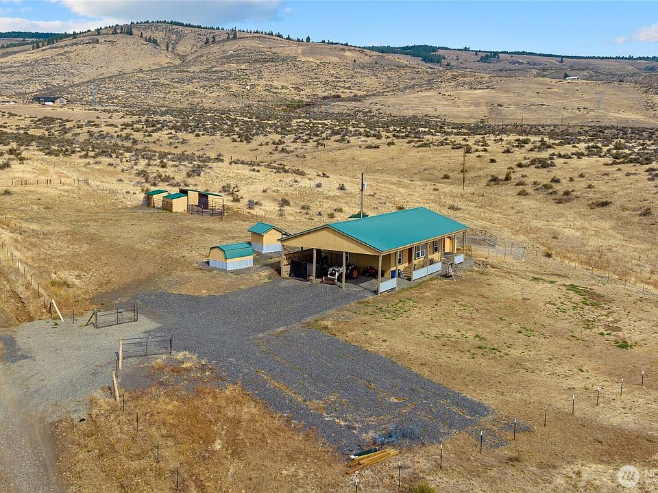 Aerial of home and property>