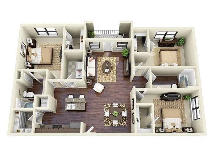 Floor plan C1