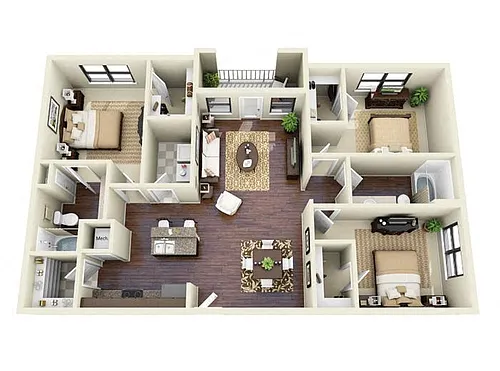Floor plan C1