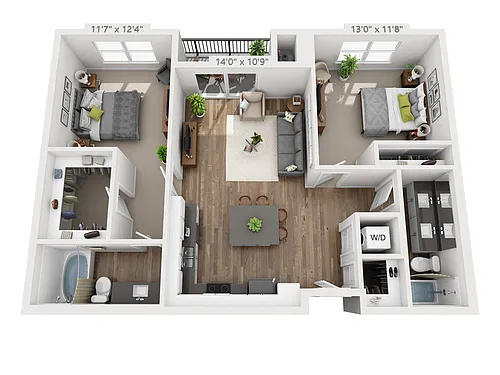 Floor plan B6