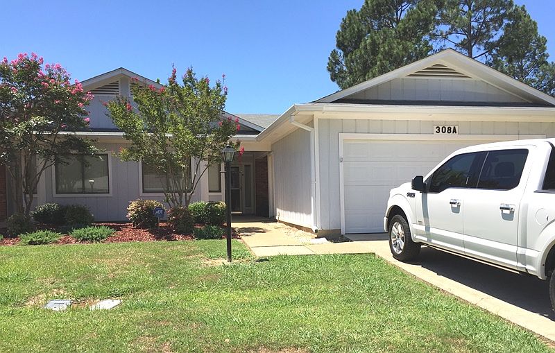 2-car garage with garage door opener