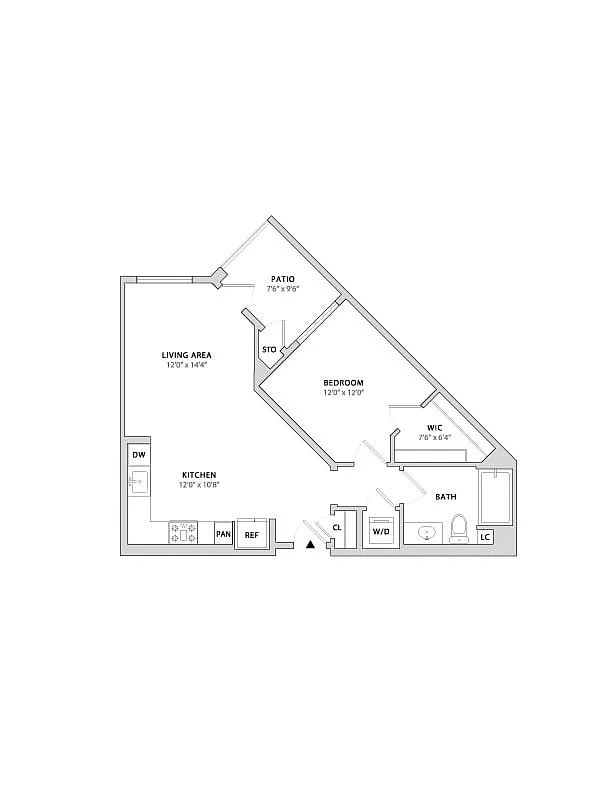 Floor plan A4 - R