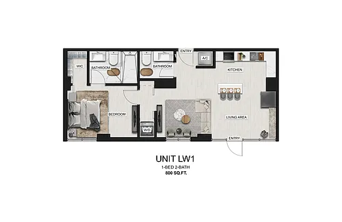 Floor plan LW1