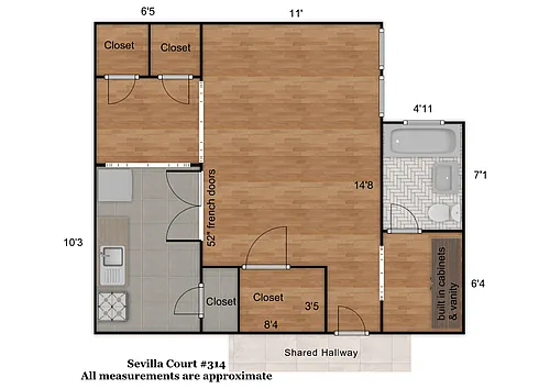 Floor plan Miami 14s
