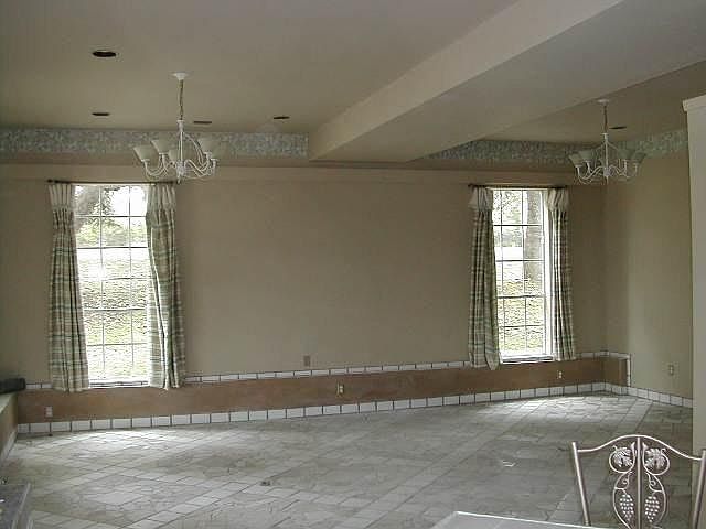 Huge open concept living area downstairs