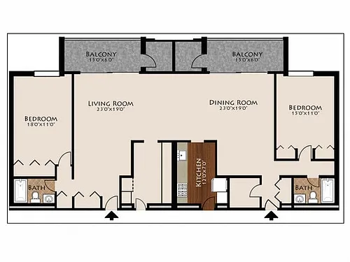 Floor plan Penthouse